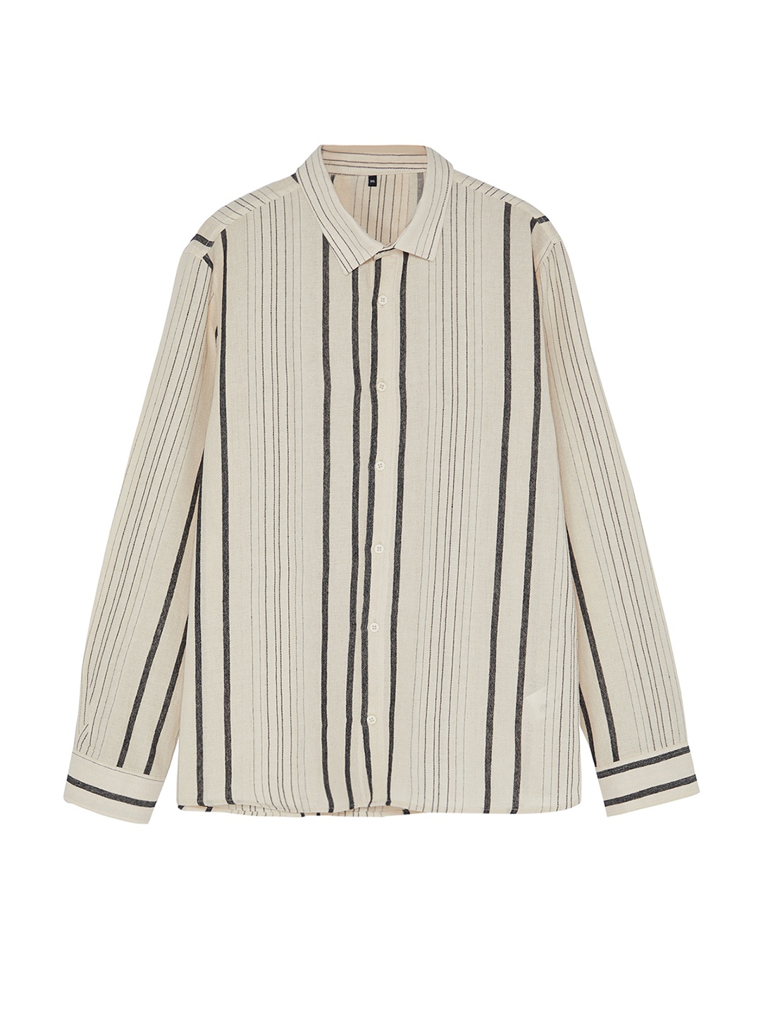 

Trendyol Striped Cotton Casual Shirt, Beige