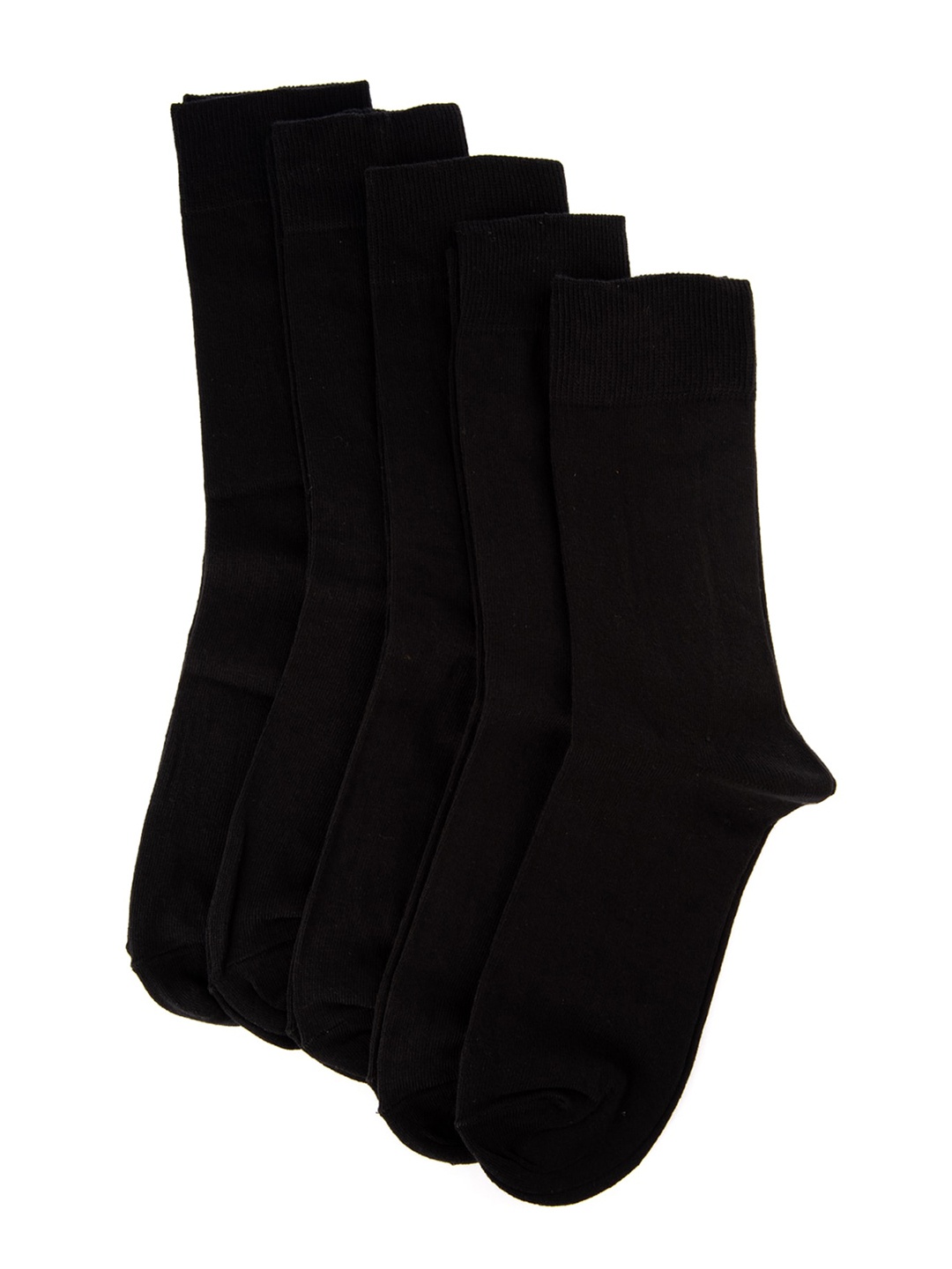 

Trendyol Men Pack of 5 Ankle Length Socks, Black