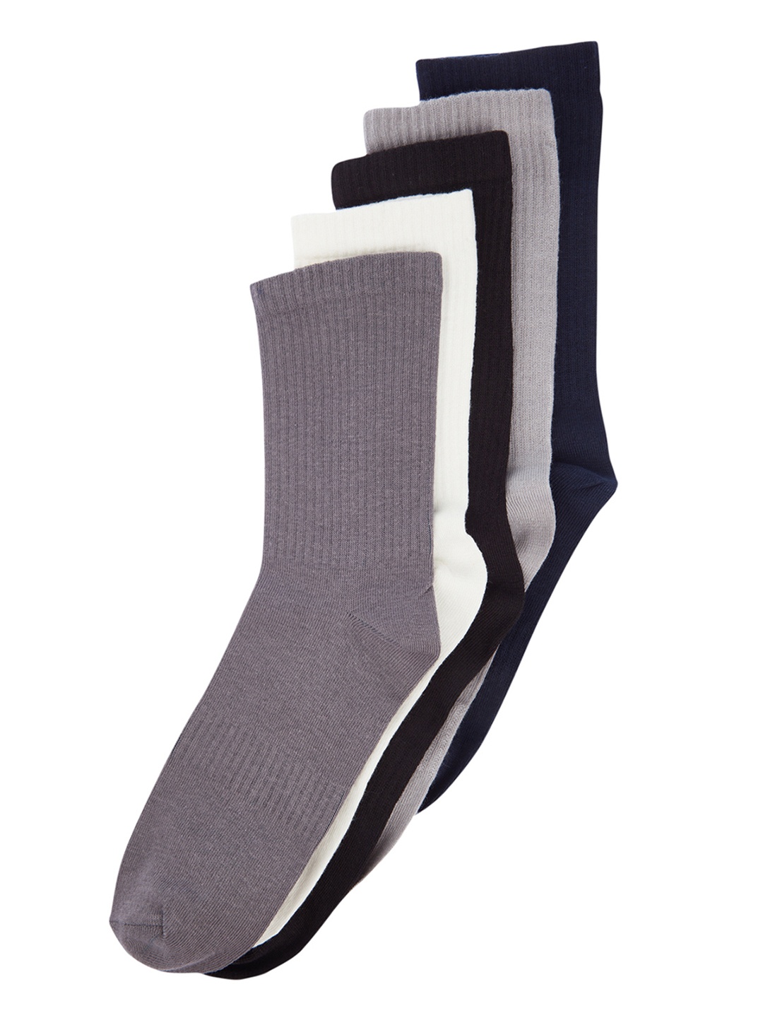 

Trendyol Men Pack Of 5 Above Ankle Socks, Navy blue