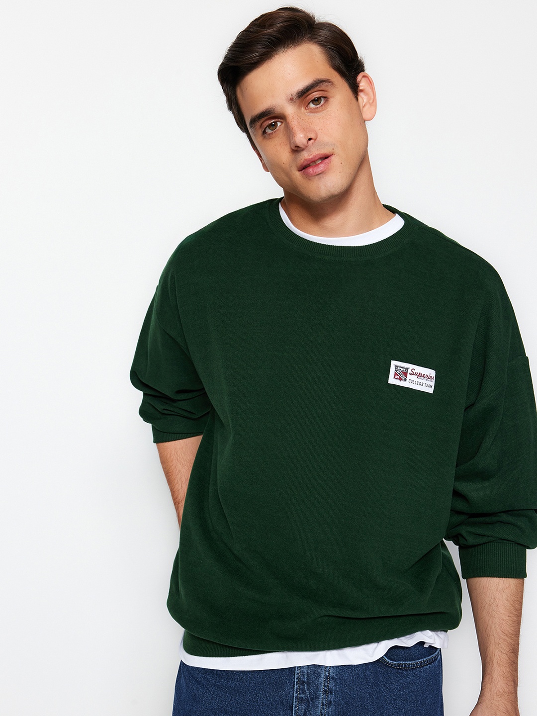 

Trendyol Long Sleeves Pullover, Green