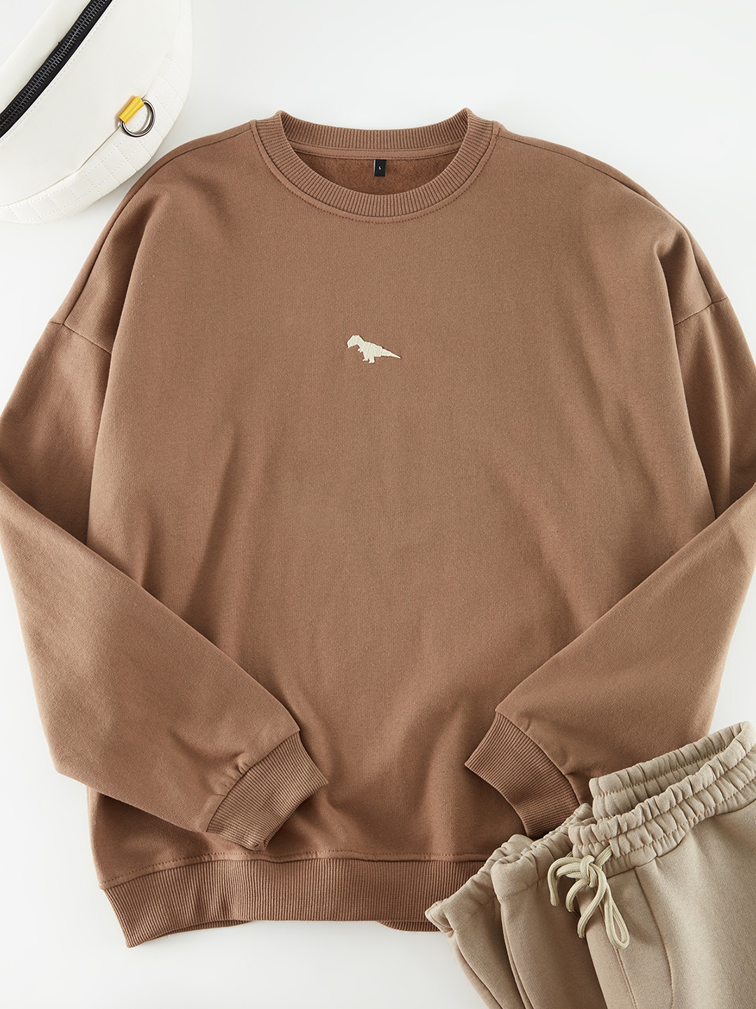 

Trendyol Long Sleeves Pullover, Brown