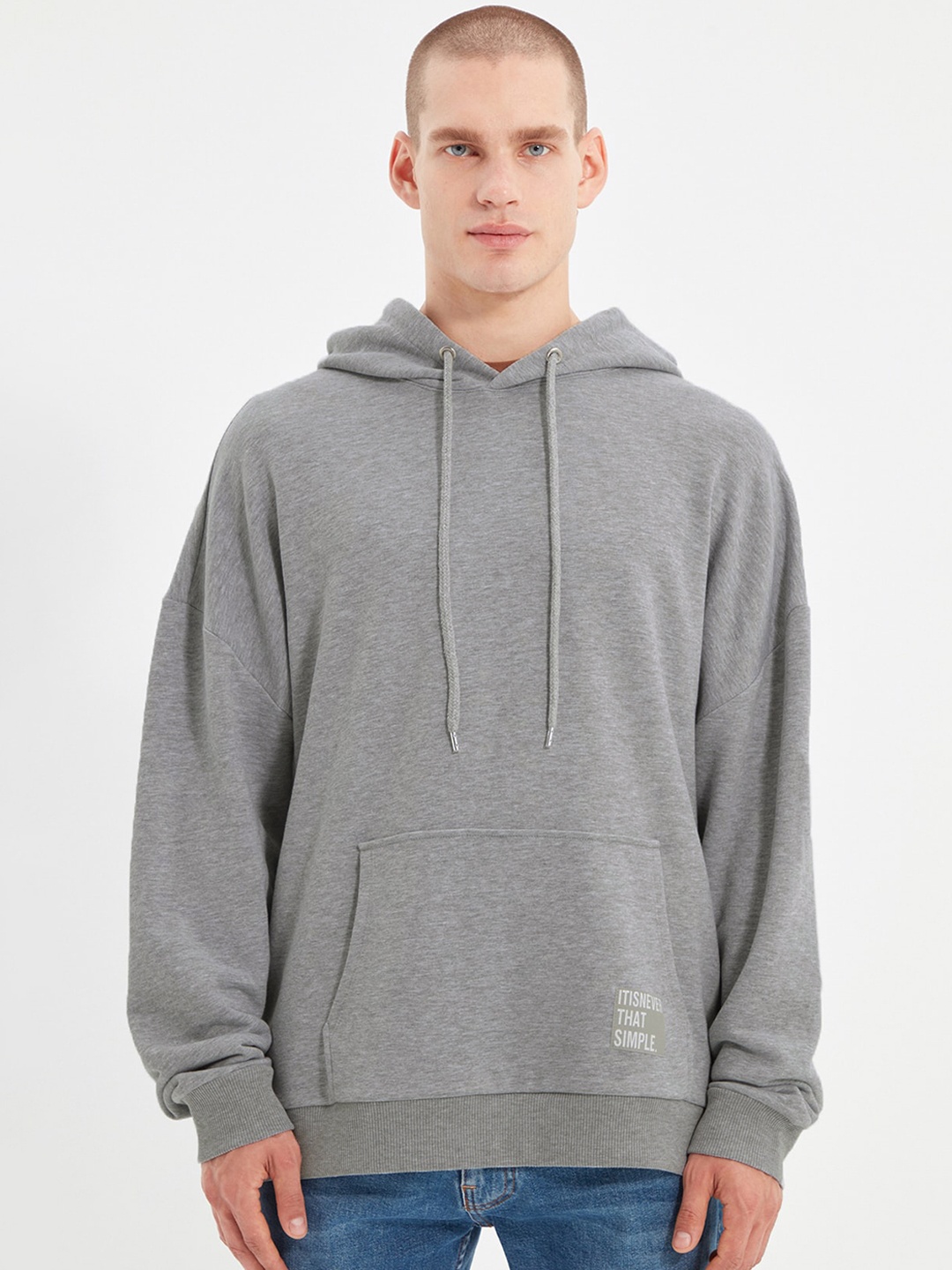 

Trendyol Hooded Regular Sweatshirt, Grey