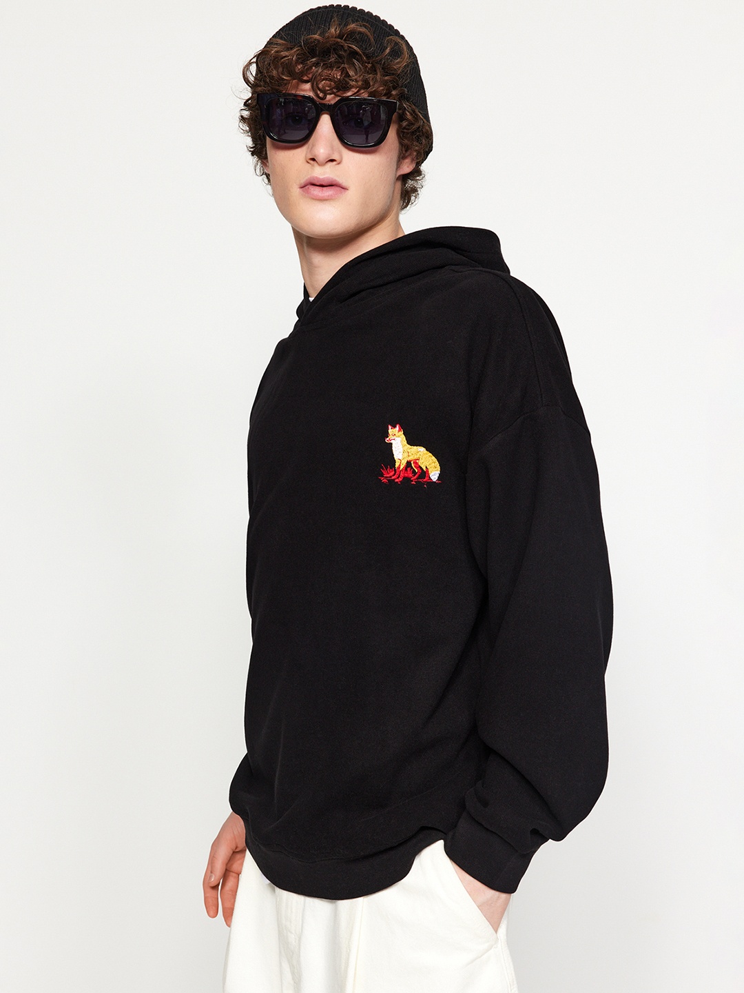 

Trendyol Hooded Long Sleeves Pullover, Black