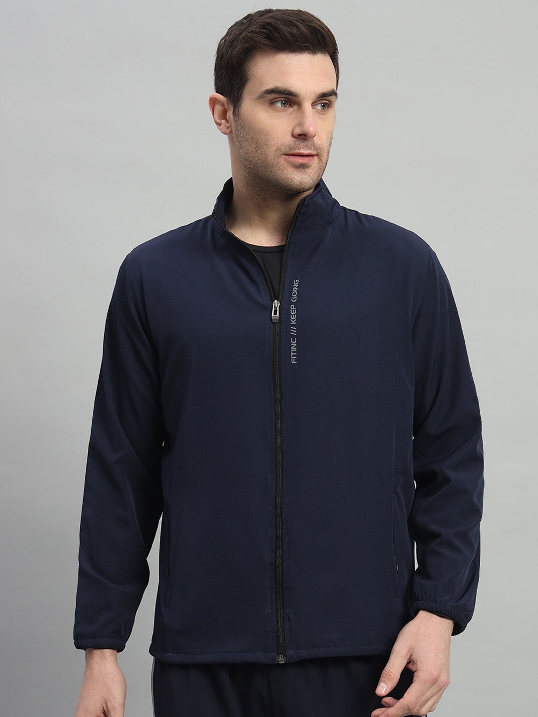 

FITINC Lightweight Training Or Gym Sporty Jacket, Navy blue