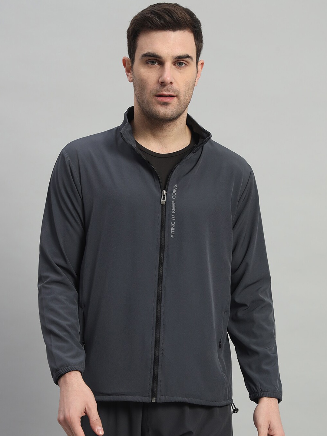 

FITINC Lightweight Training Or Gym Sporty Jacket, Grey