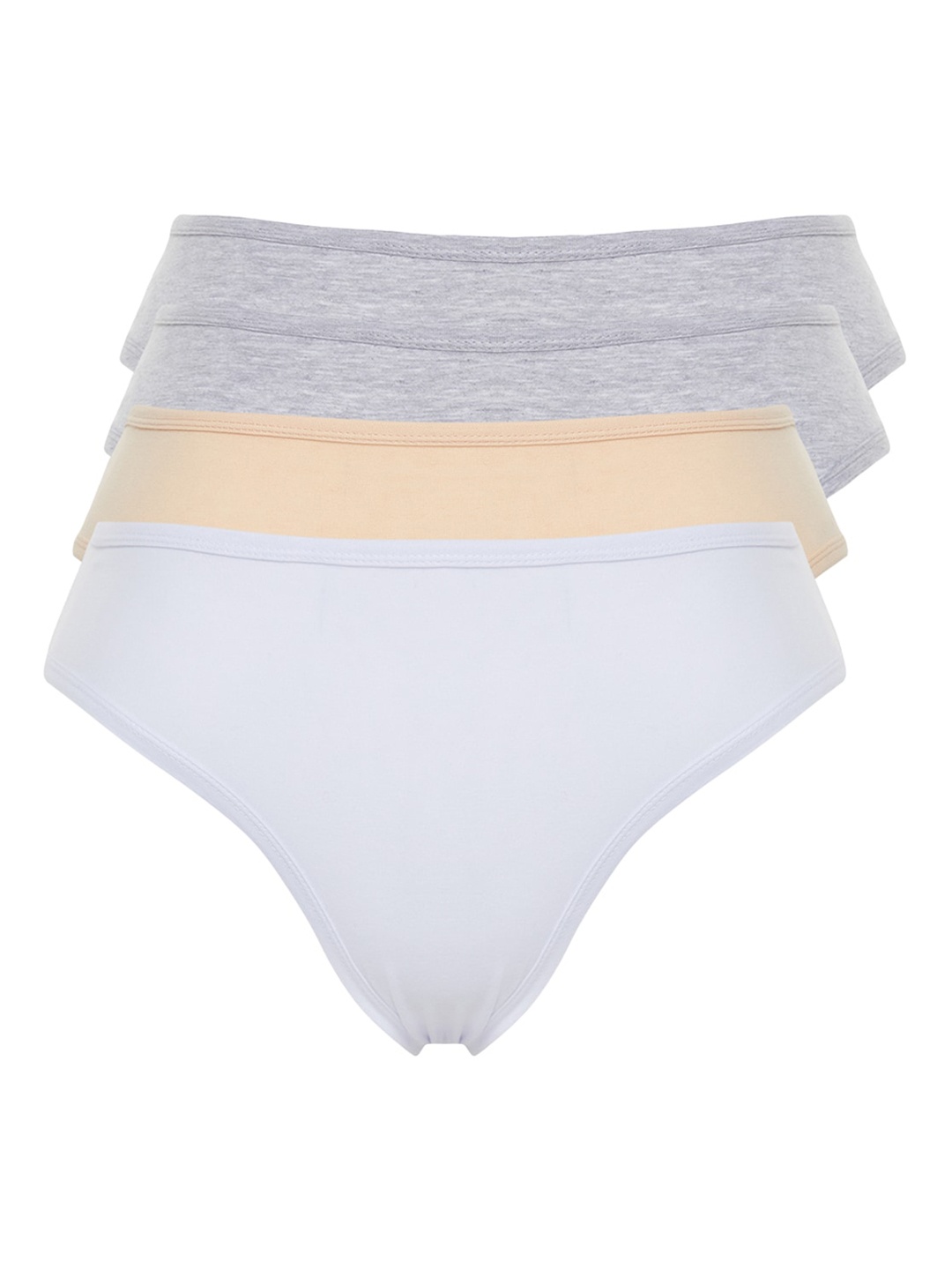 

Trendyol Pack of 4 Inner-Elastic Briefs 1023616950, White