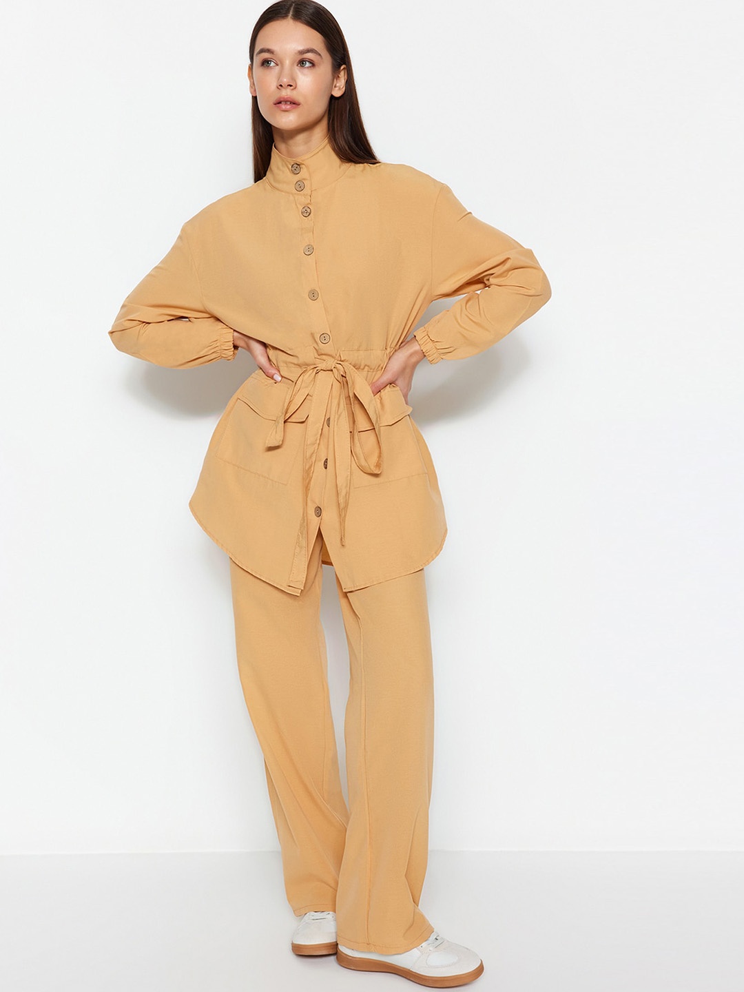 

Trendyol High Neck Tunic With Trousers C, Orange