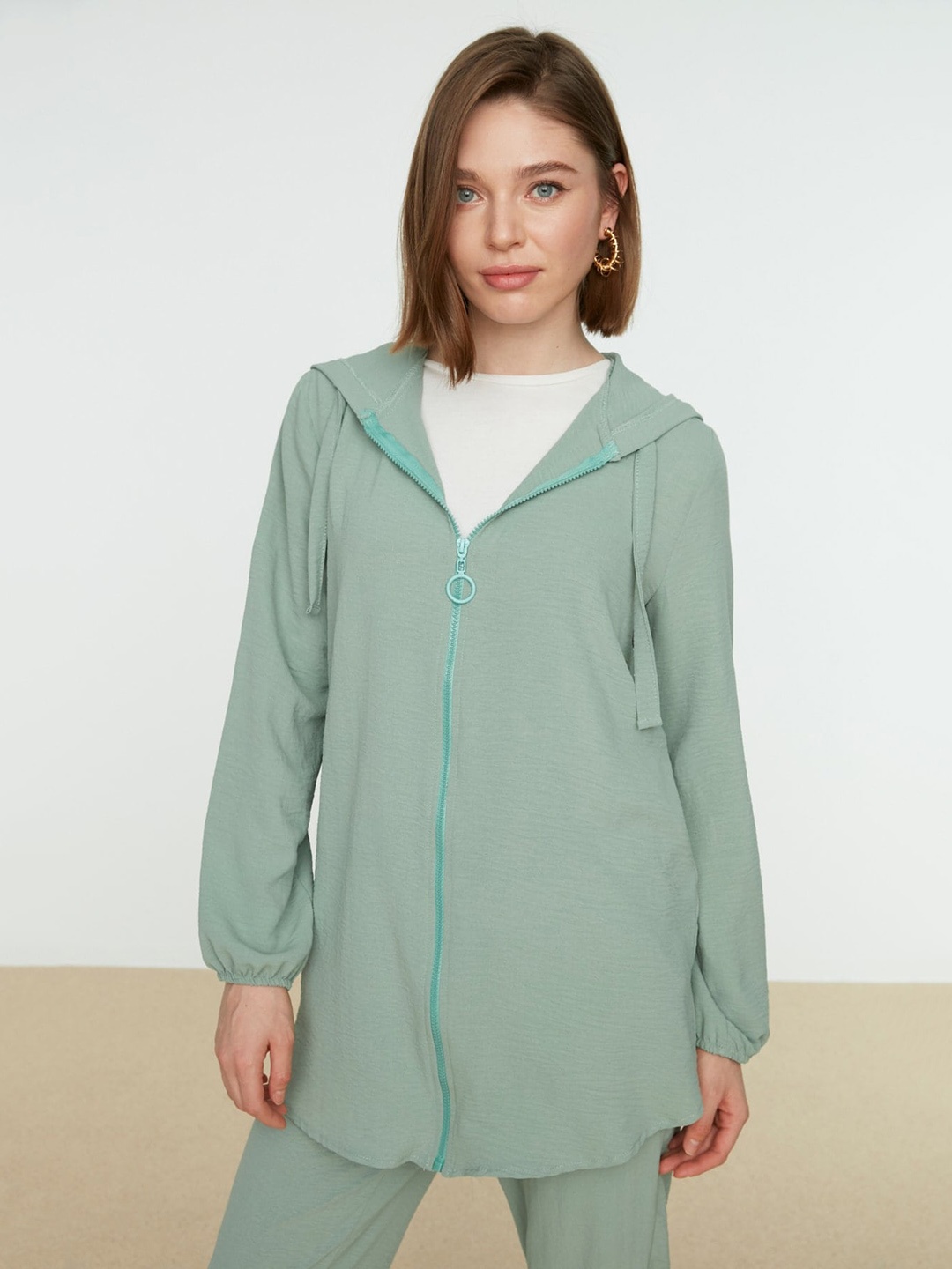 

Trendyol Hooded Sweatshirt With Trousers, Green