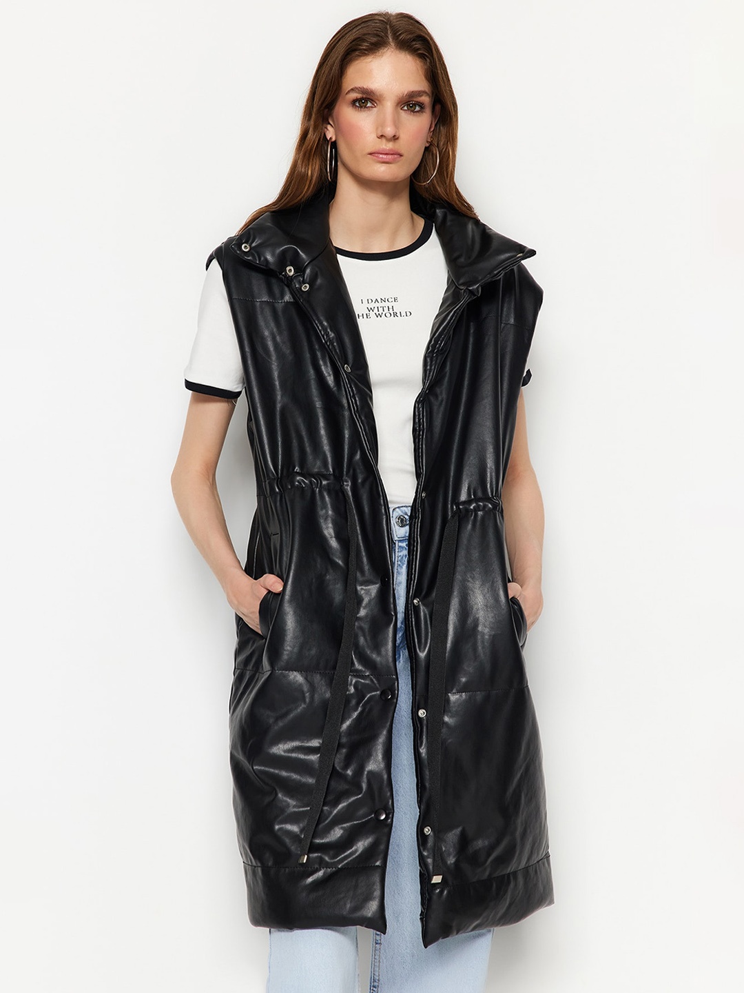 

Trendyol Longline Tailored Jacket, Black
