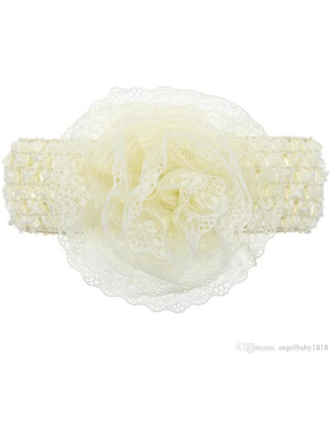 

BAESD Infant Girls Lace Hairband, Cream