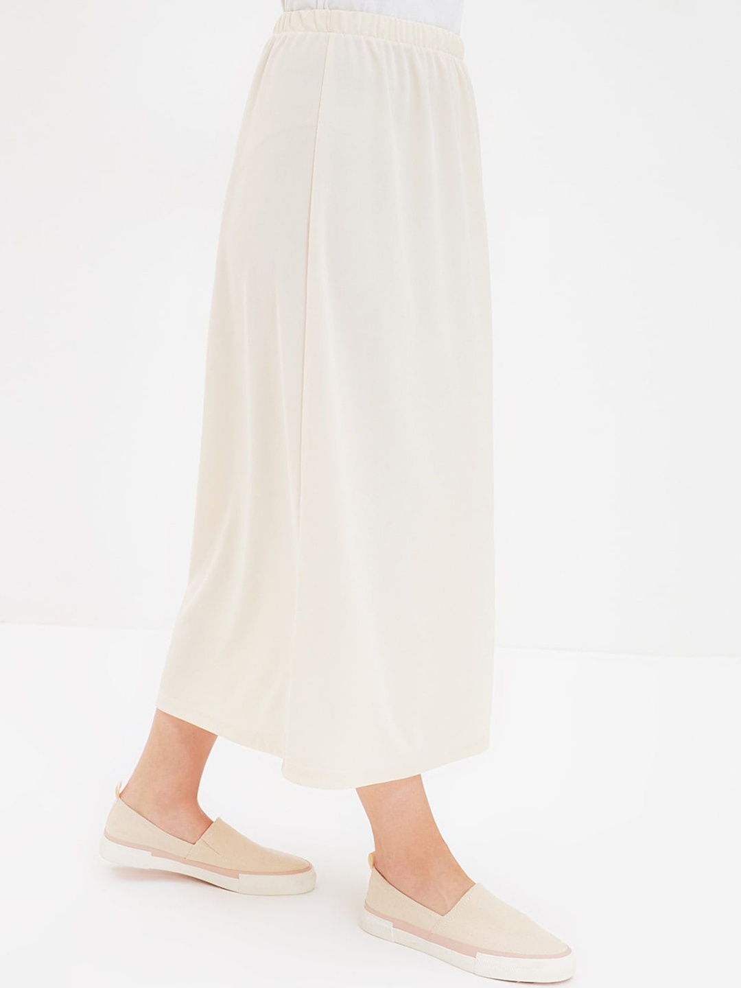 

Trendyol Flared A Line Skirt, Cream