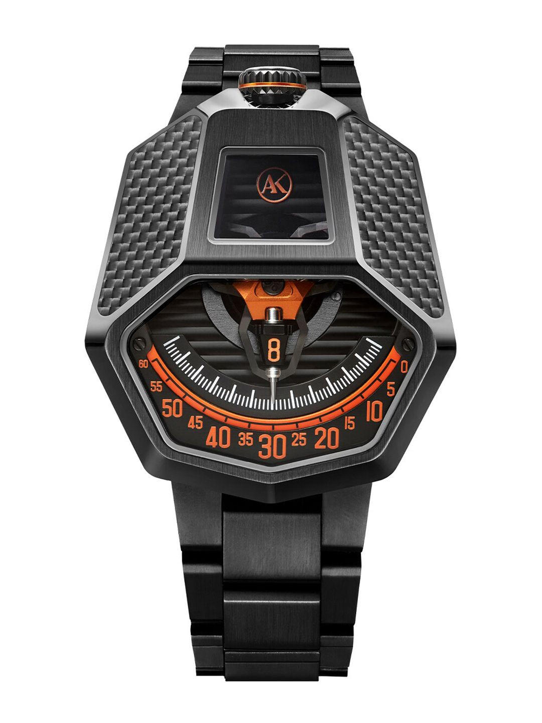 

Atowak Men Bracelet Style Straps Analogue Automatic Motion Powered Watch C1-S335-1, Black