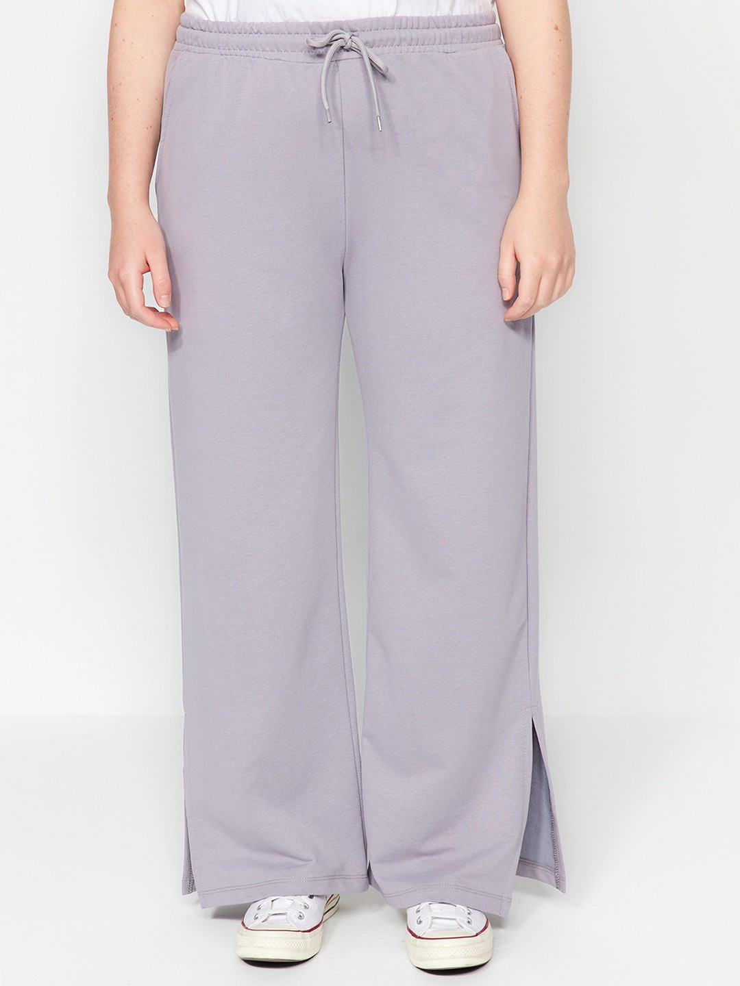

Trendyol Women Mid Rise Track Pants, Grey