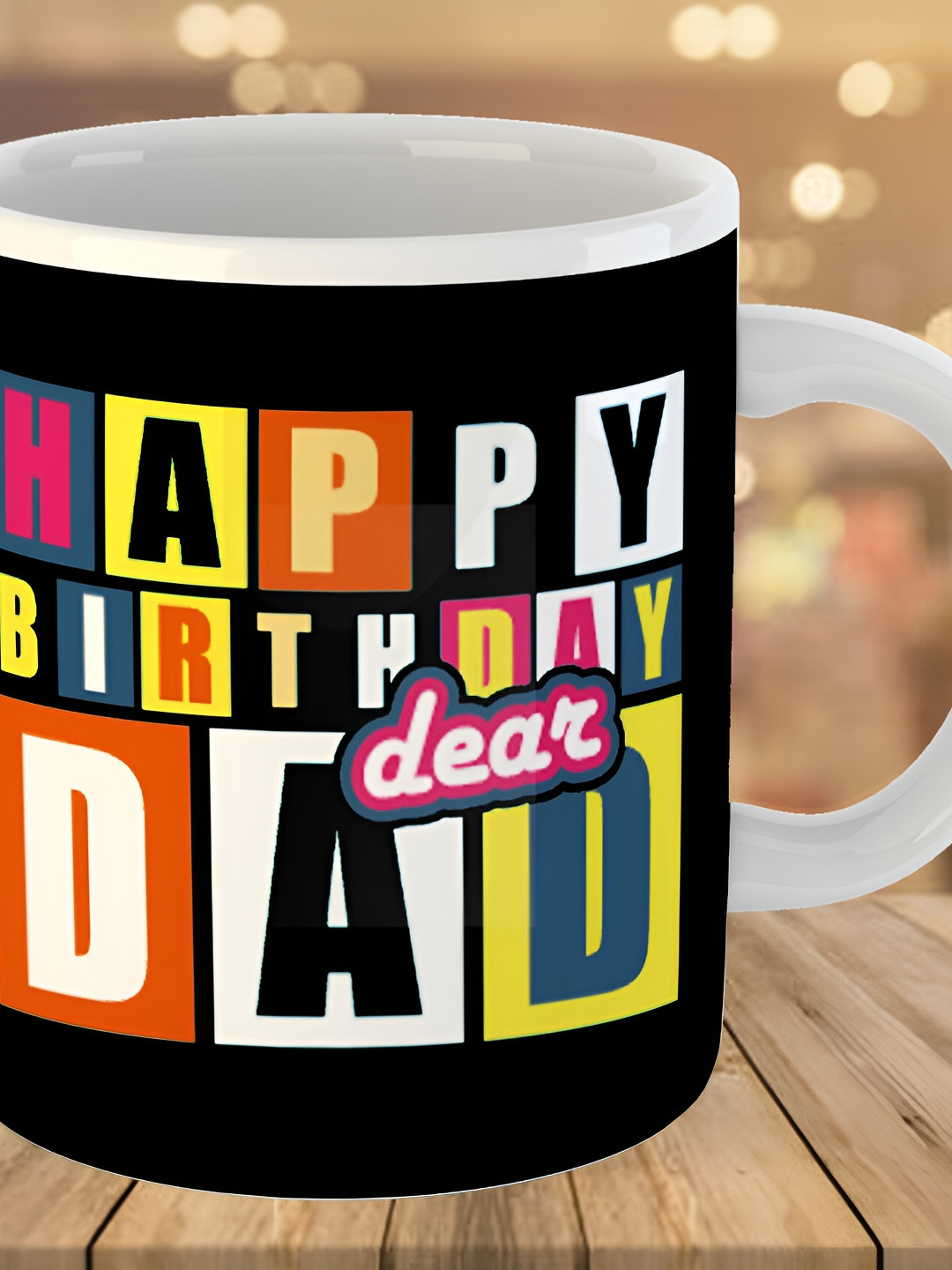 

Keviv Black & White Text or Slogans Printed Ceramic Glossy Mug 325 ml