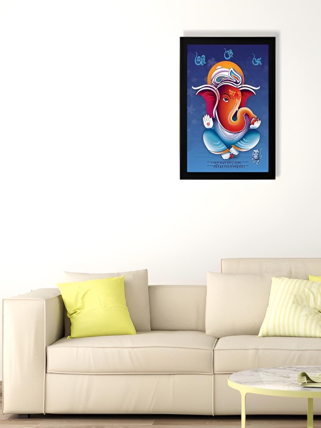 

masstone Blue & Red Wooden Religious Wall Art
