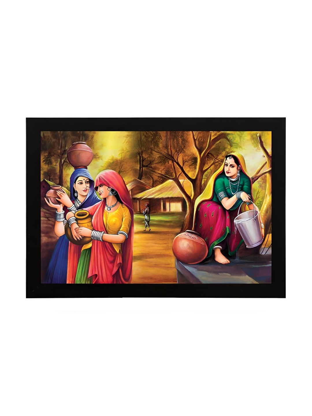 

masstone Yellow & Brown Wooden Wall Art