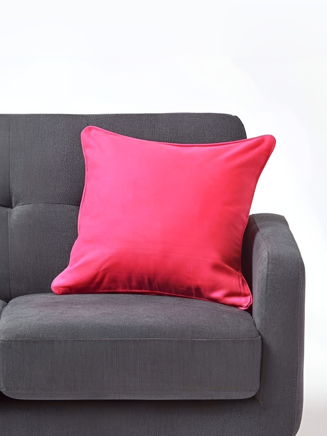 

Aurave Pink Cotton Square Cushion Covers
