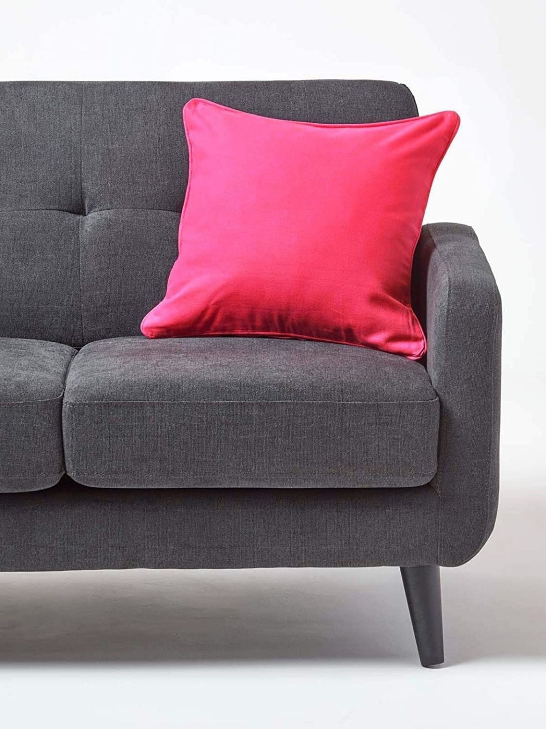 

Aurave Pink Cotton Square Cushion Covers