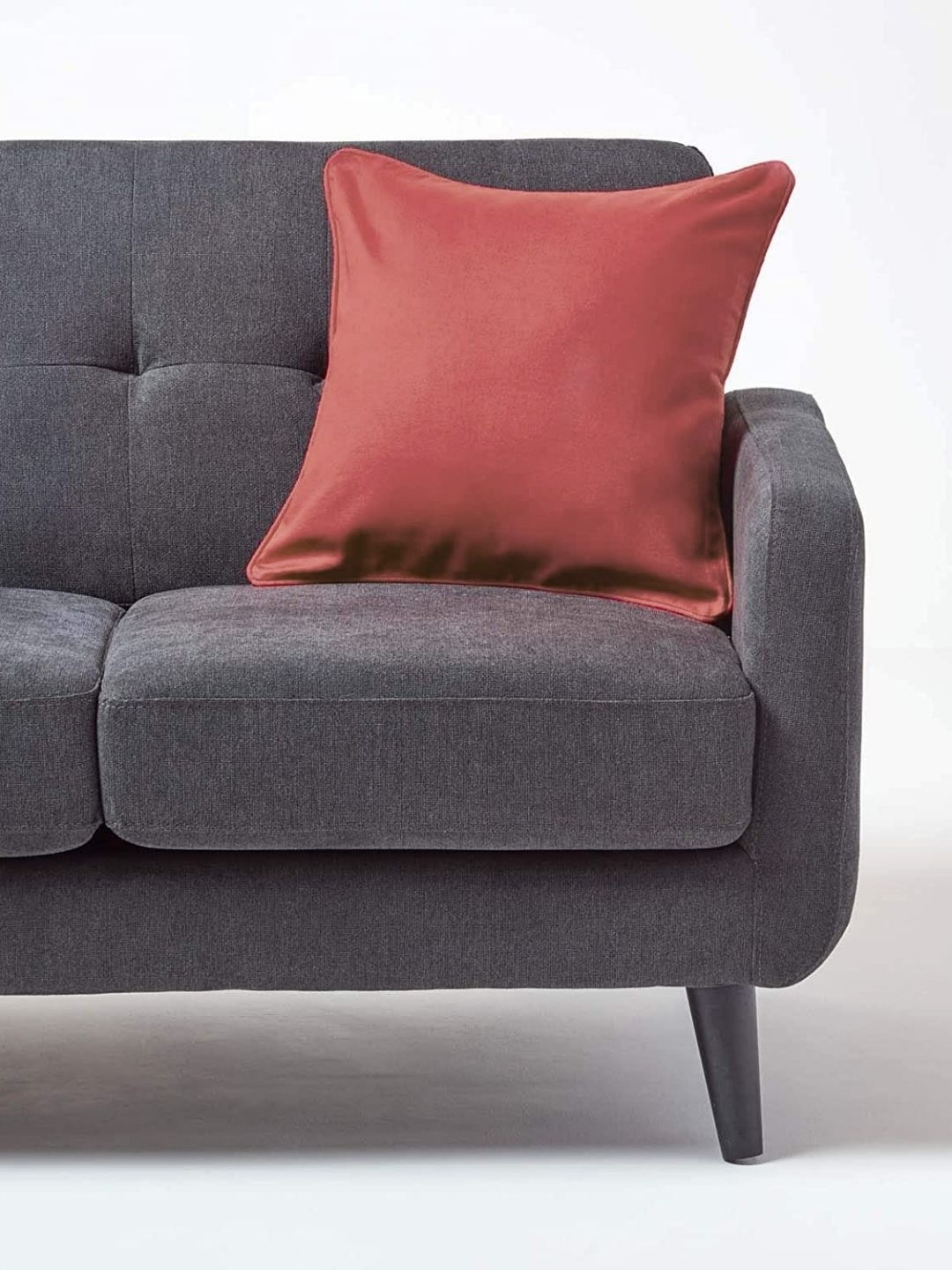 

Aurave Rust Square Cotton Cushion Cover