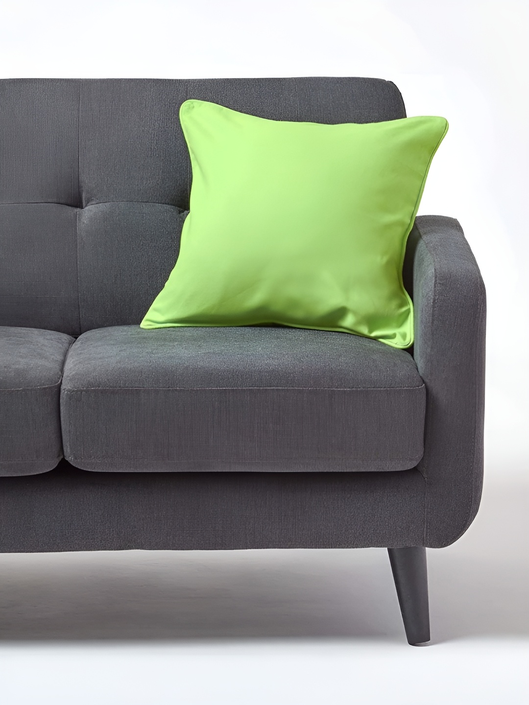 

Aurave Fluorescent Green Cotton Square Cushion Covers