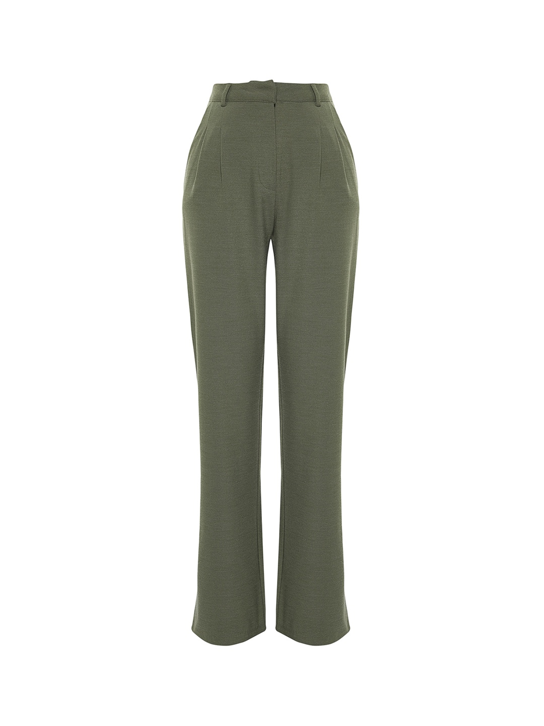 

Trendyol Regular Fit Mid-Rise Regular Trousers, Na
