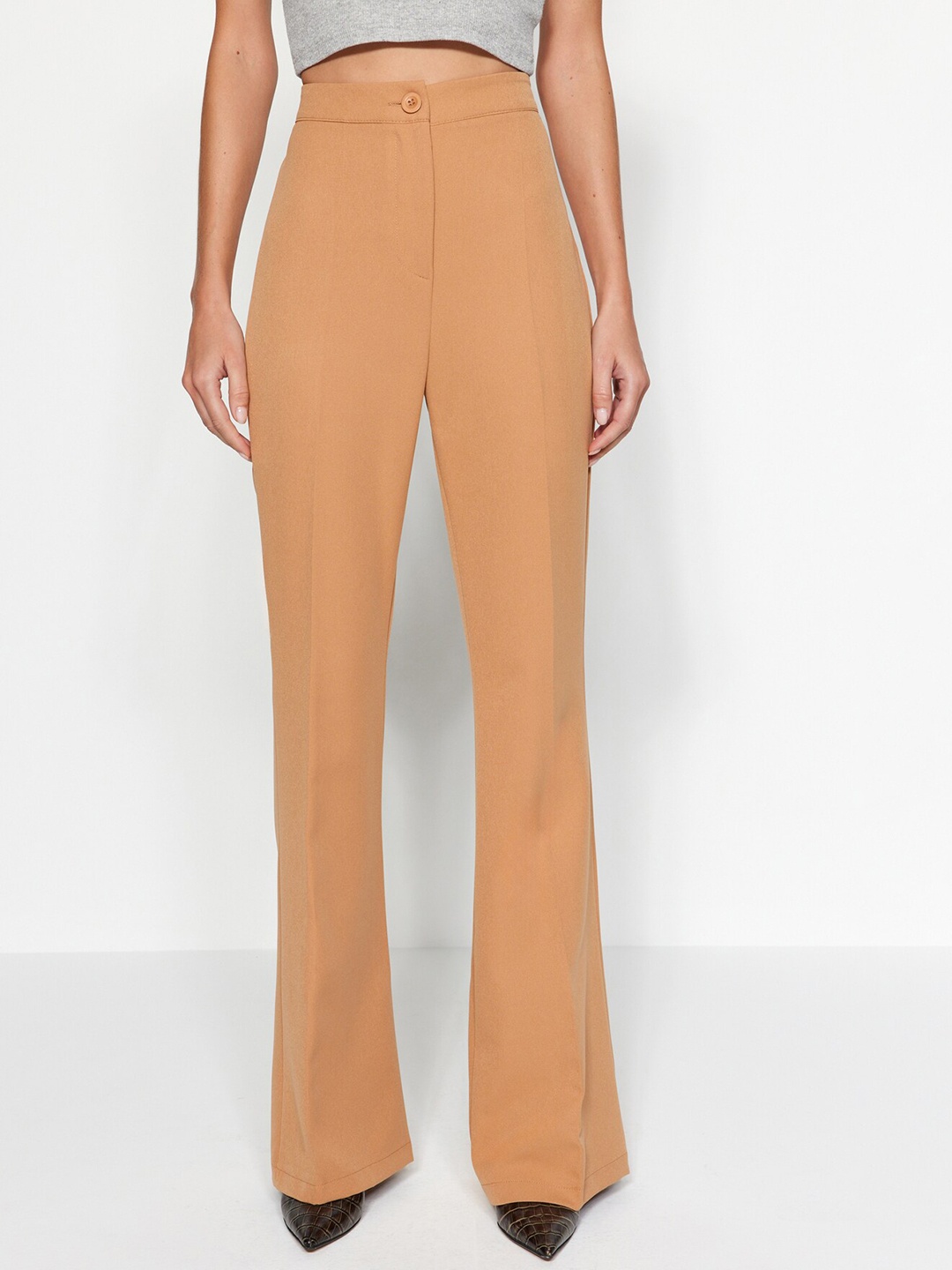 

Trendyol Women Bootcut Trousers, Na