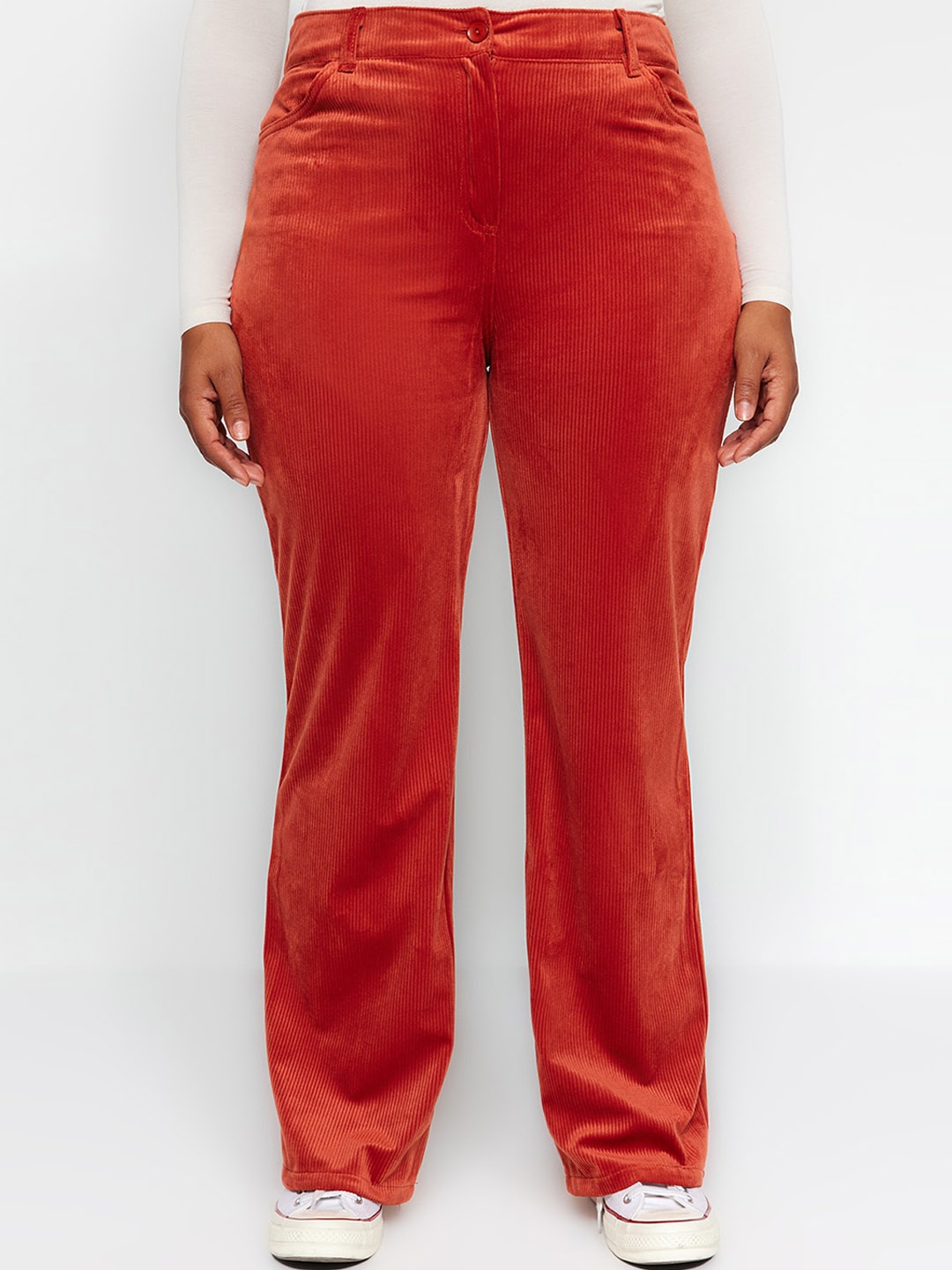 

Trendyol Women Parallel Trousers, Na