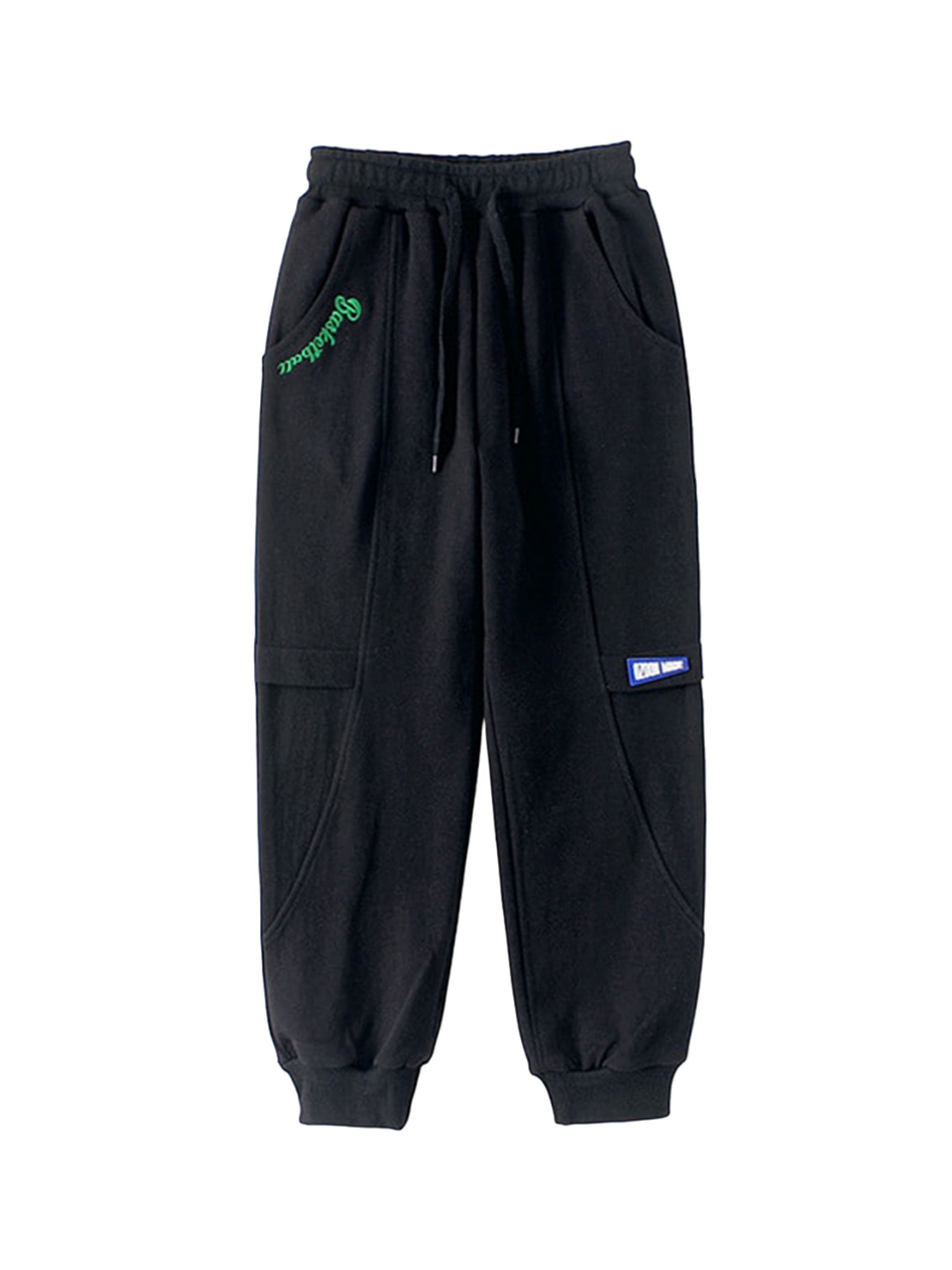 

StyleCast Boys Black Mid-Rise Joggers Trousers
