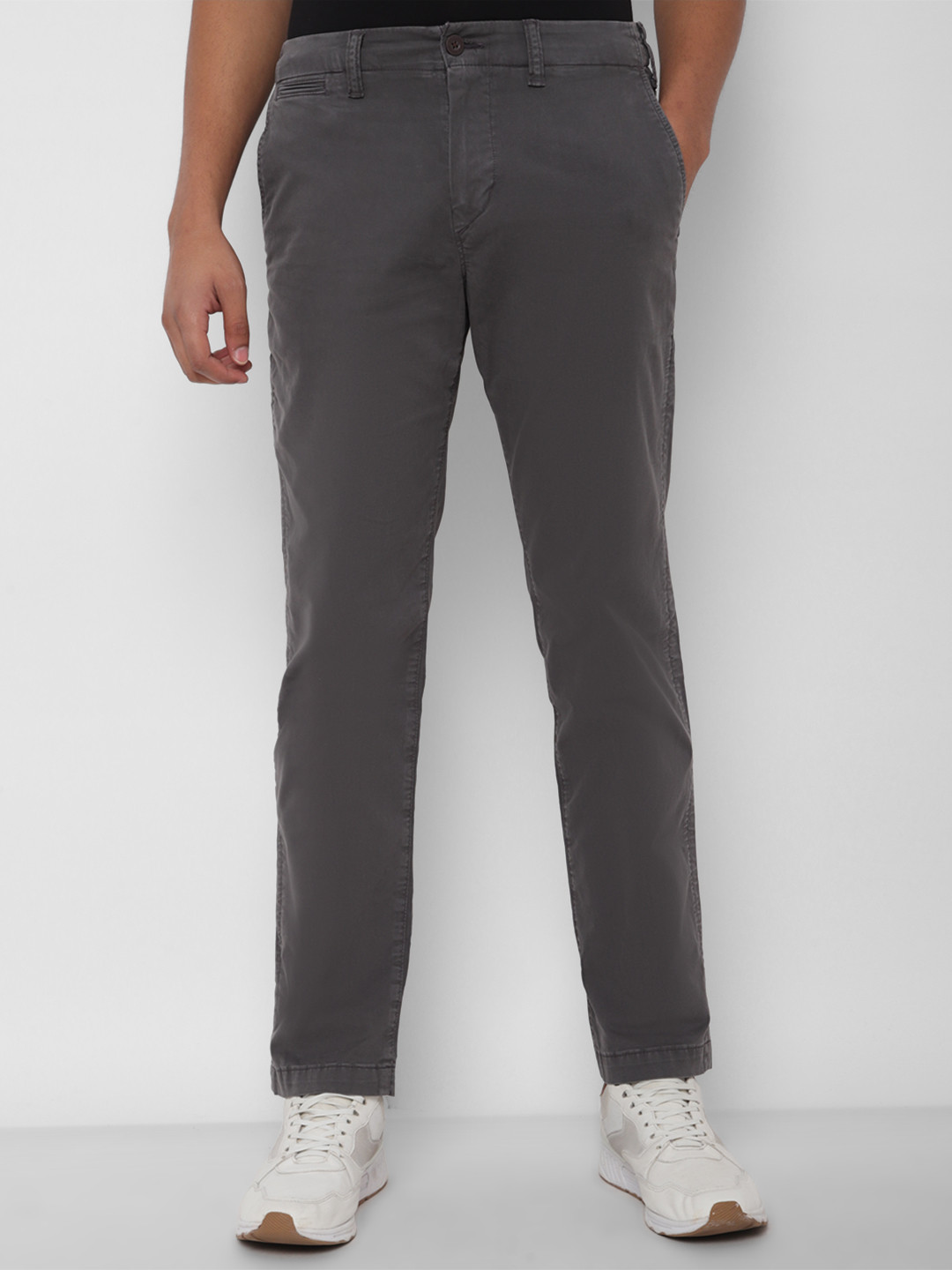 

AMERICAN EAGLE OUTFITTERS Men Cotton Regular Trouser, Grey