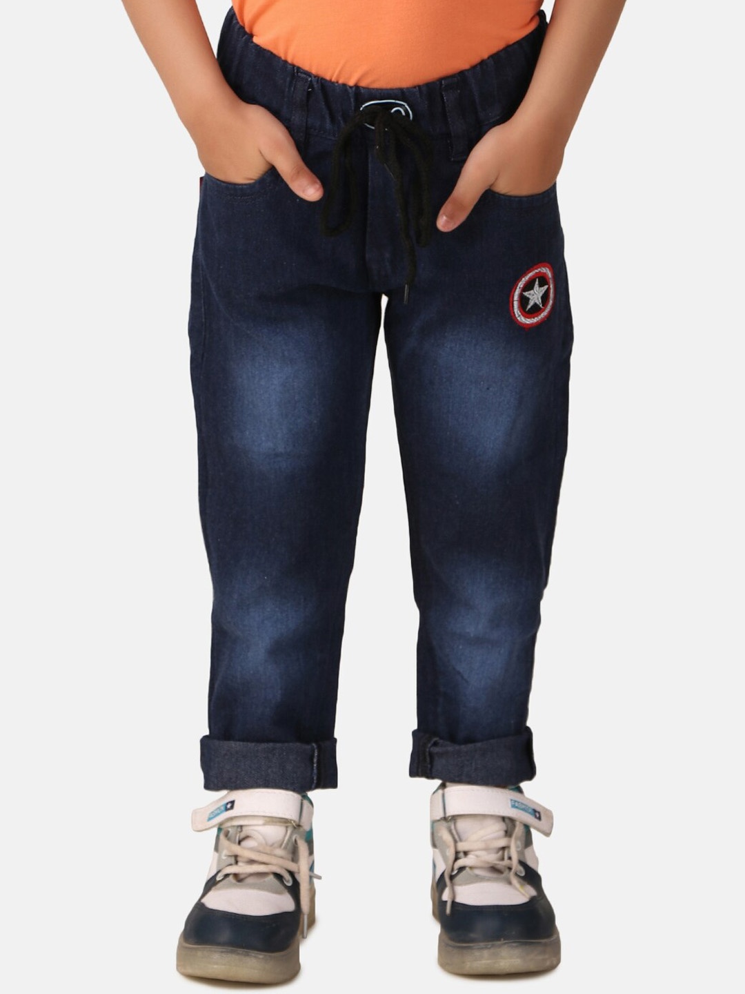 

BAESD Boys Jogger Light Fade Clean Look Stretchable Jeans, Blue
