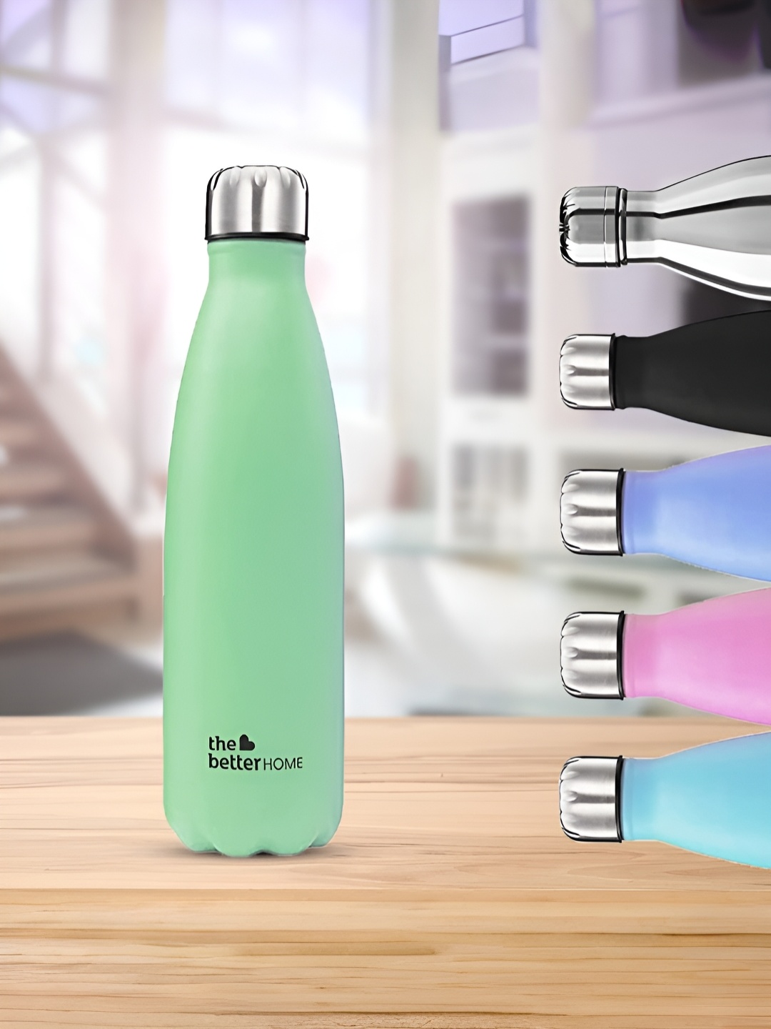 

The Better Home Green Stainless Steel Water Bottle 1 Litre