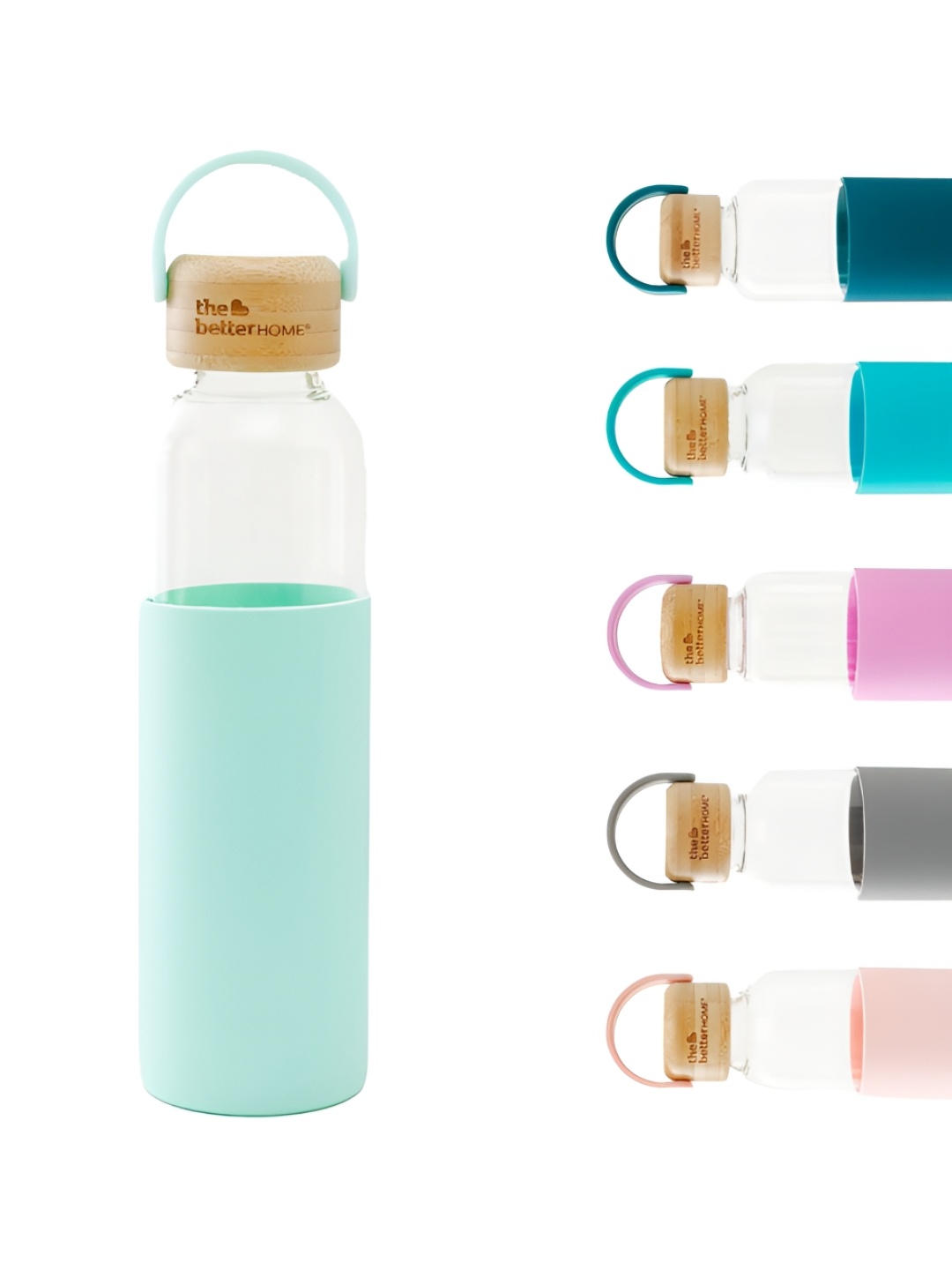 

The Better Home Green Glass Water Bottle 500ml