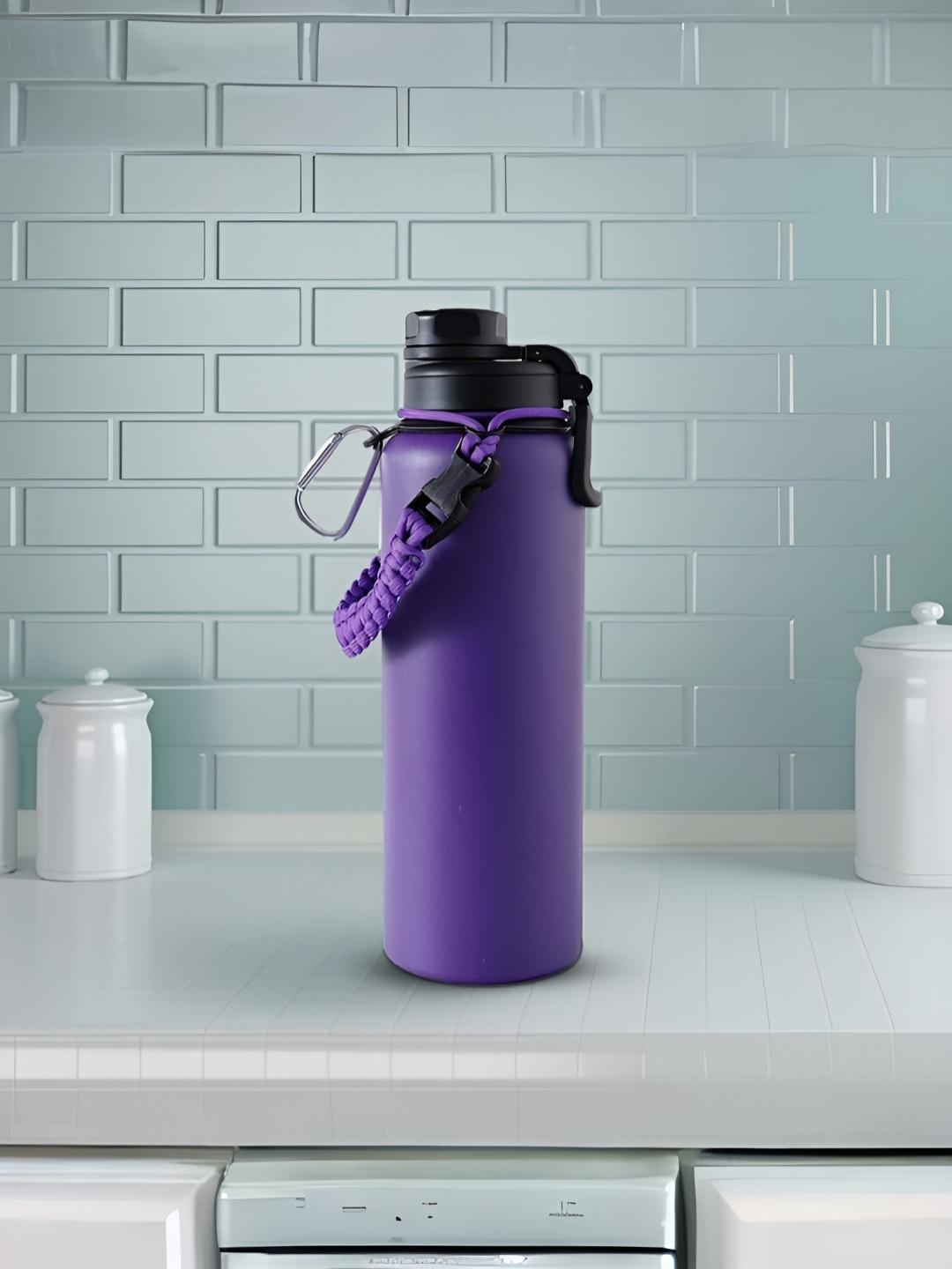 

The Better Home Purple Stainless Steel Water Bottle 1.2 ltr