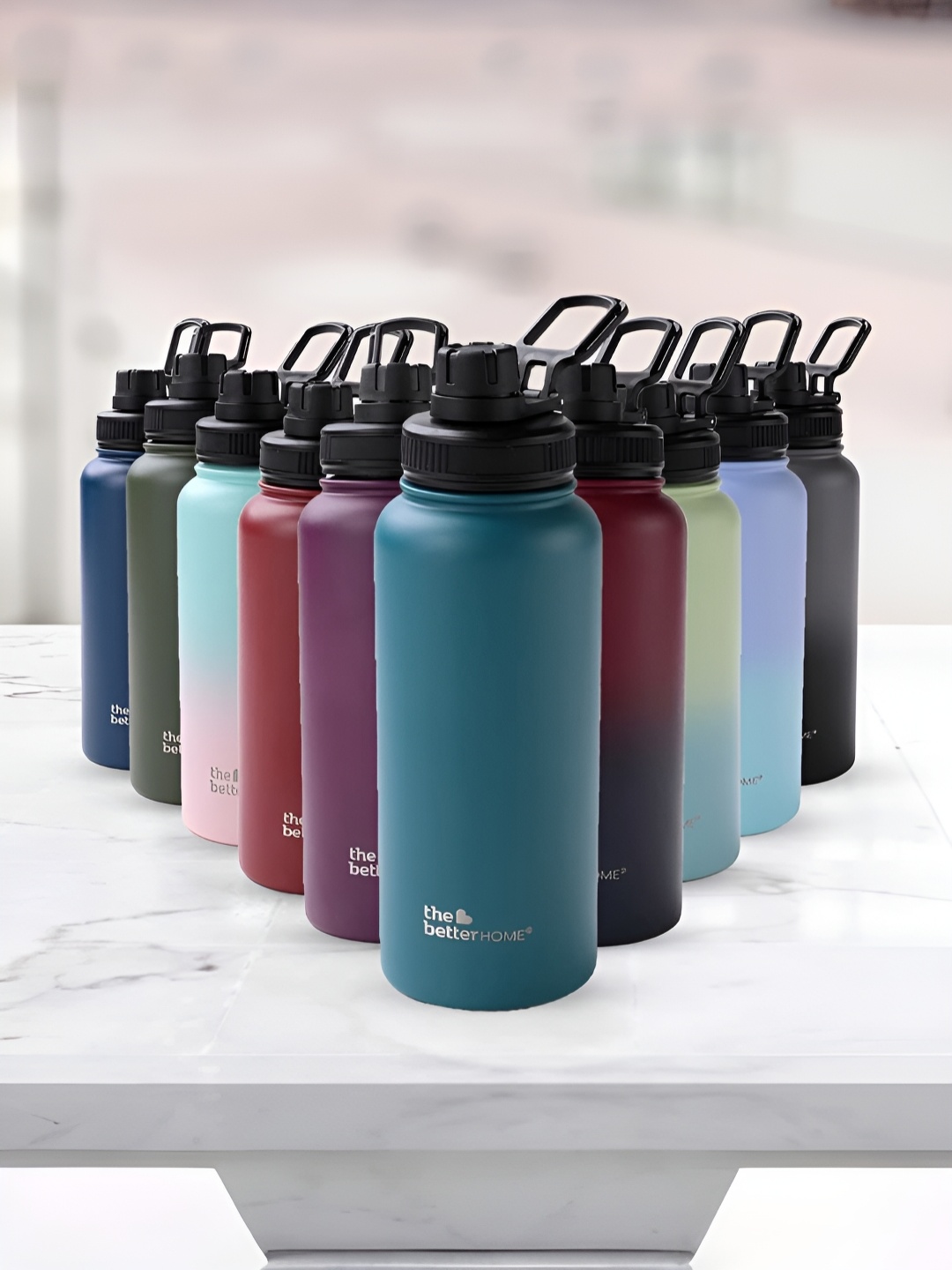 

The Better Home Teal Stainless Steel Water Bottle 1 Litre