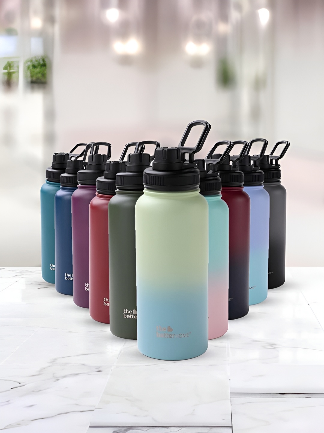 

The Better Home Blue & Maroon Stainless Steel Water Bottle 1 Litre