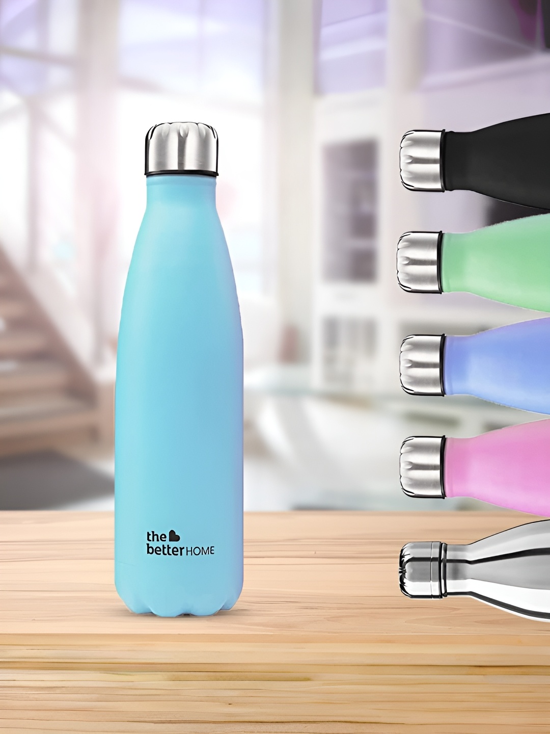 

The Better Home Blue Stainless Steel Water Bottle 1 Litre