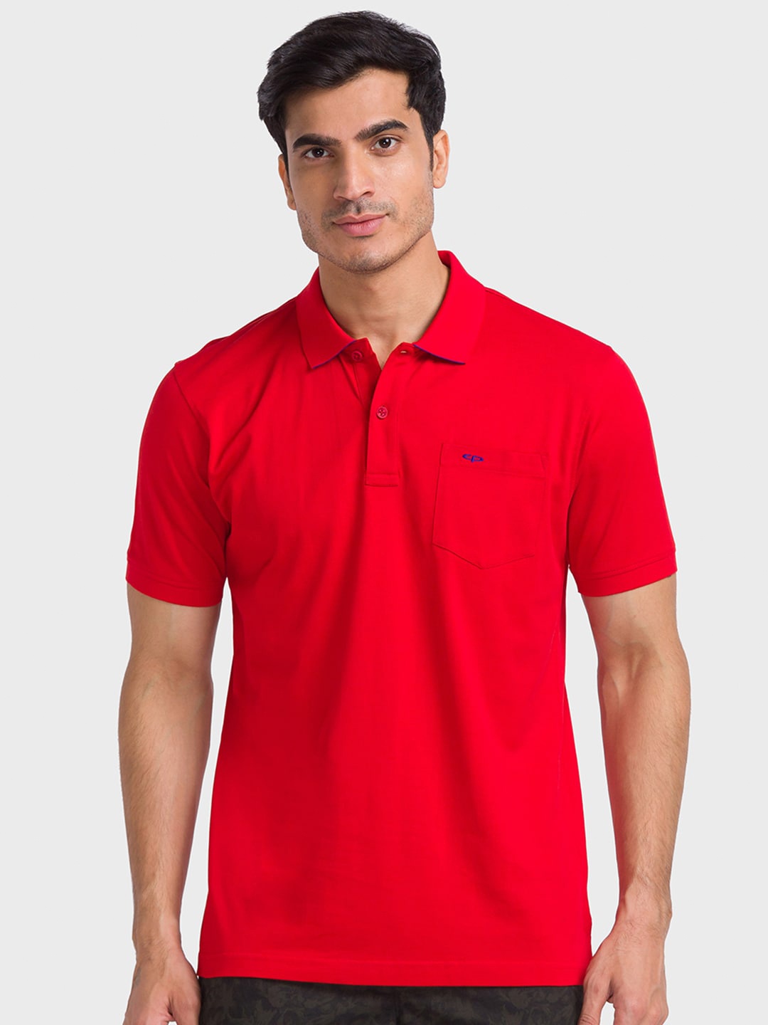 

ColorPlus Tailored Fit Polo Collar Cotton T-shirt, Red