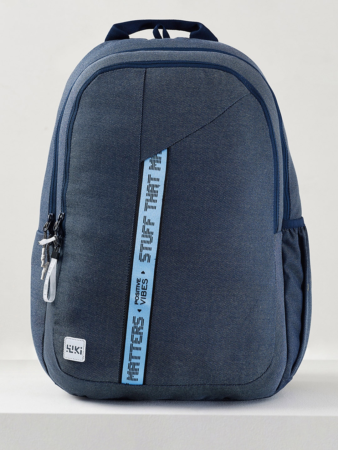 

Wildcraft Unisex Kids Typography Printed ClimaCool 18 inch Laptop Backpack, Blue