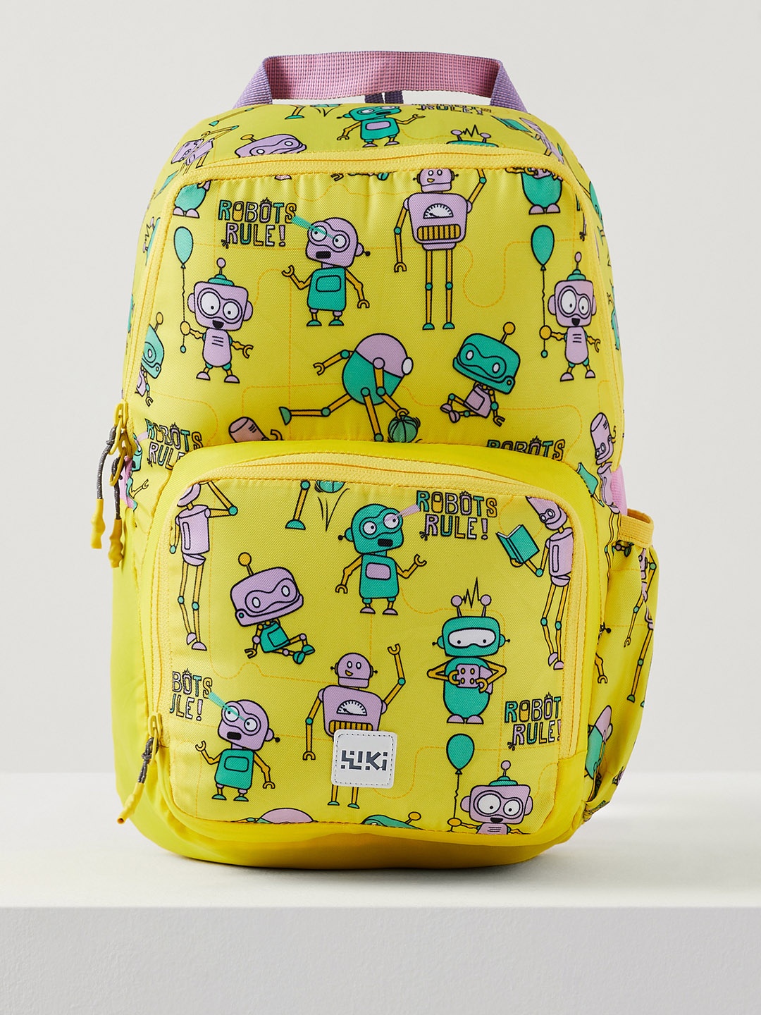 

Wildcraft Kids Conversational Printed Backpack, Yellow