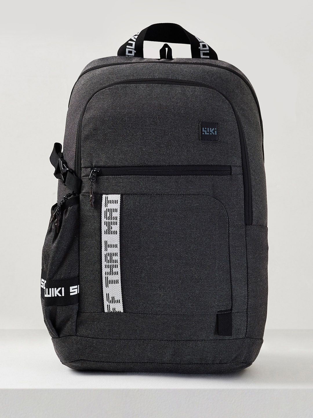 Wildcraft Kids Typography Printed Backpack, Black