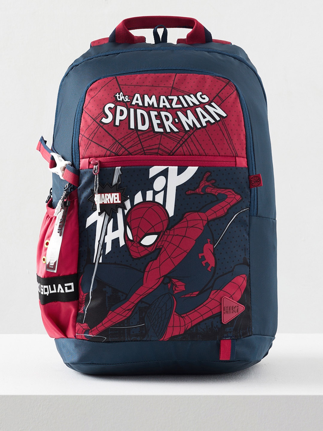 

Wildcraft Kids Spider-Man Printed ClimaCool Technology Backpack, Red