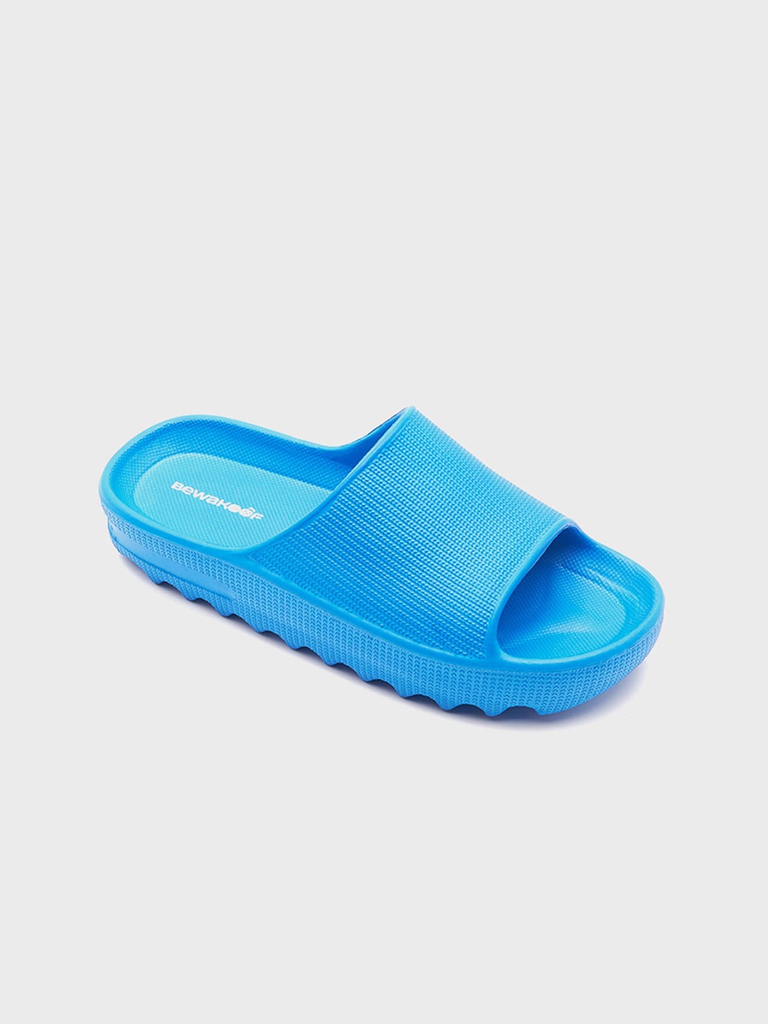 

Bewakoof(r) Men's Blue Zig Zag Sliders