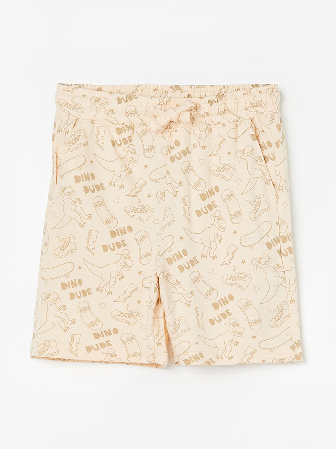 

Fame Forever by Lifestyle Boys Typography Printed Cotton Shorts, Pink