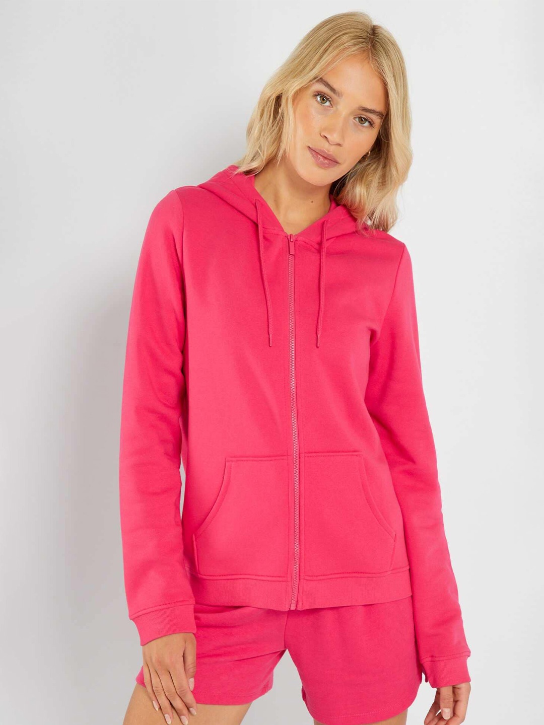 

KIABI Women Hooded Sweatshirt, Pink