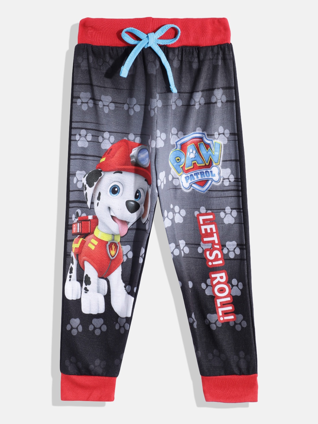 

Eteenz Boys Paw Patrol Print Pure Cotton Joggers, Grey