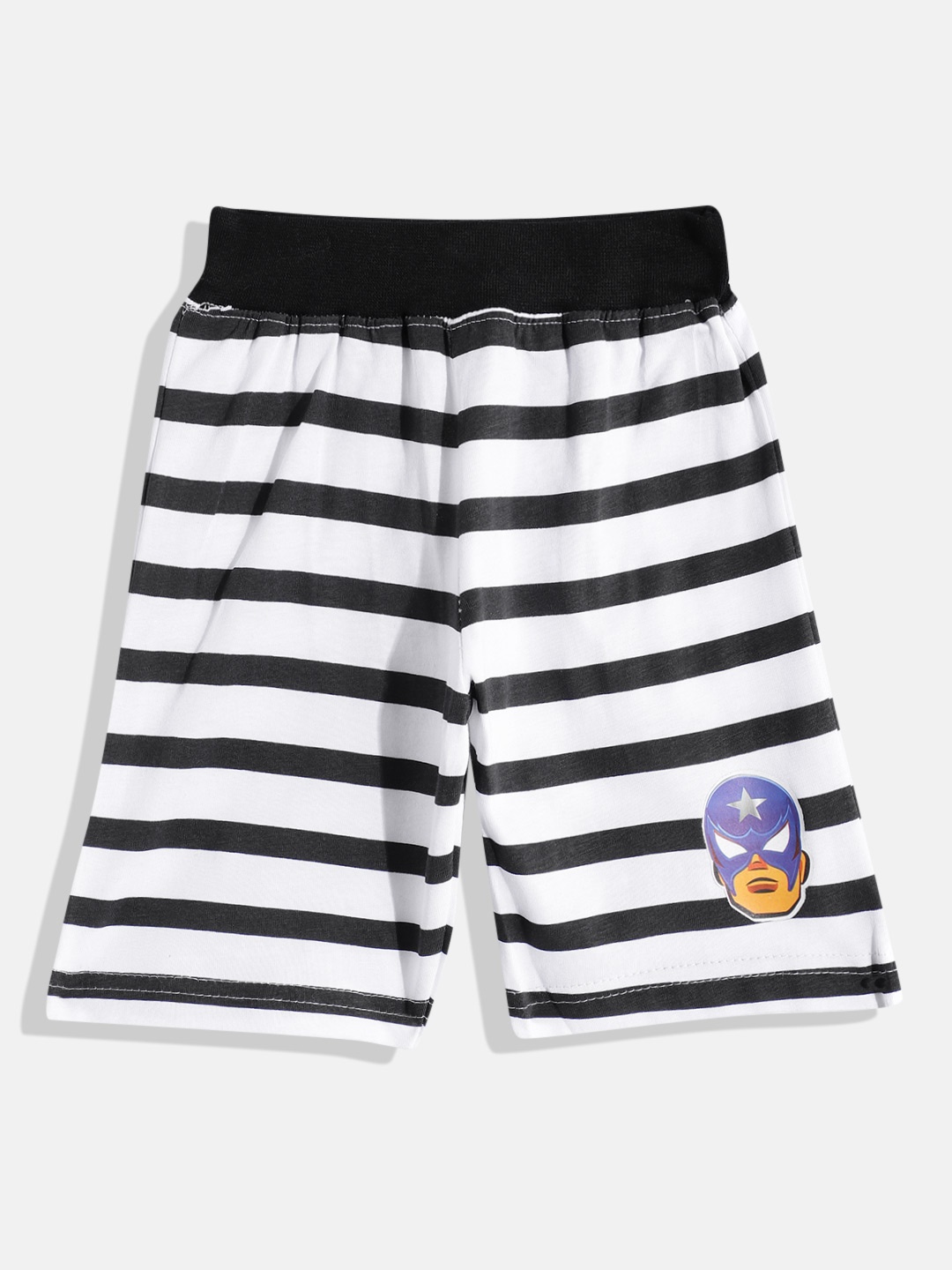 Eteenz Boys Premium Cotton Striped Regular Shorts