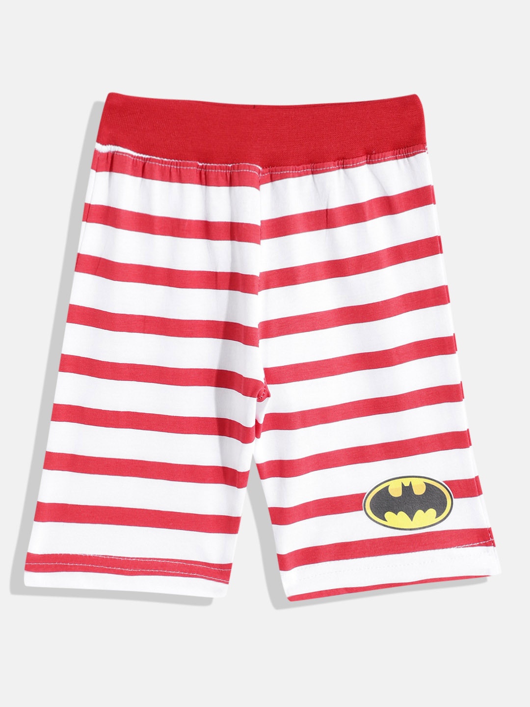 

Eteenz Boys Premium Cotton Striped Regular Shorts, White