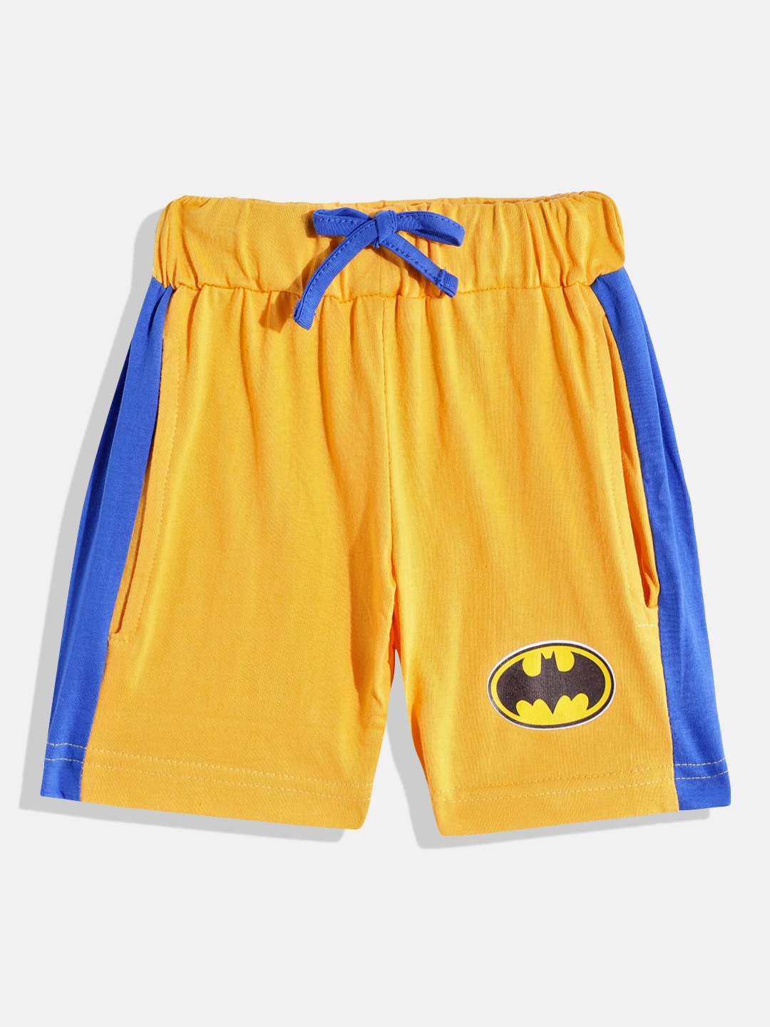 

Eteenz Boys Batman Printed Pure Cotton Shorts, Yellow