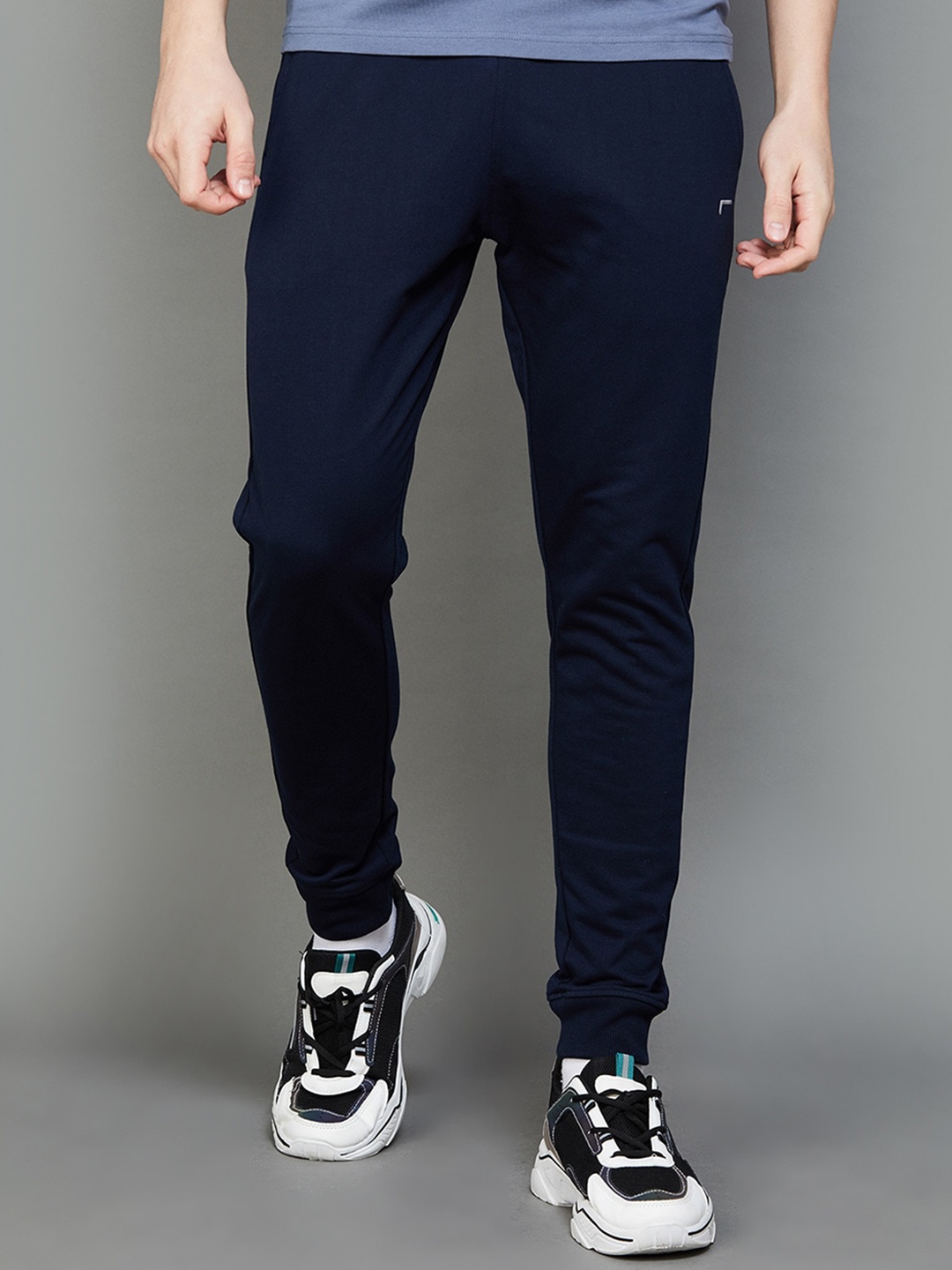 

Fame Forever by Lifestyle Men Mid-Rise Joggers, Navy blue