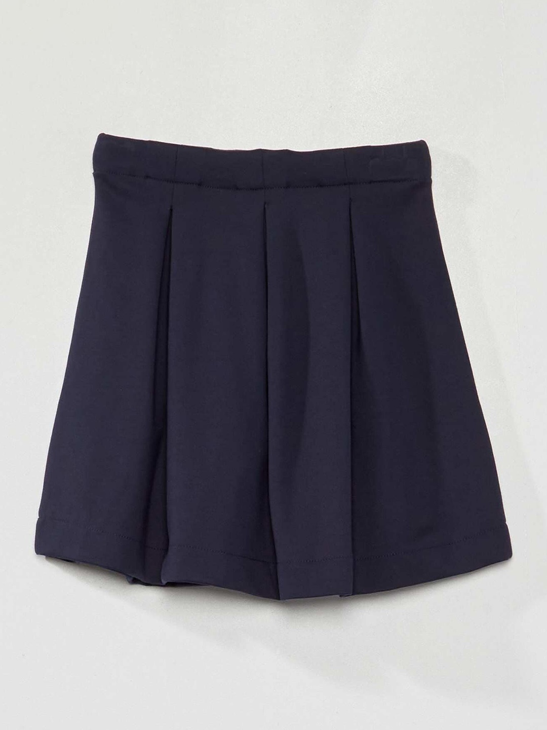 

KIABI Girls Pleated A-Line Mini Skirt, Blue